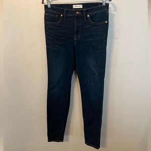 Madewell 9” High Rise Skinny Size 29 Tencel Larkspur